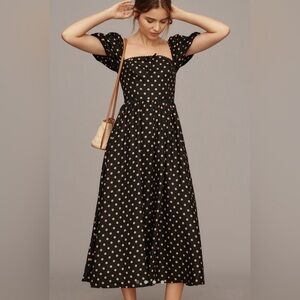 NWT Marella Linen Midi Dress | Reformation